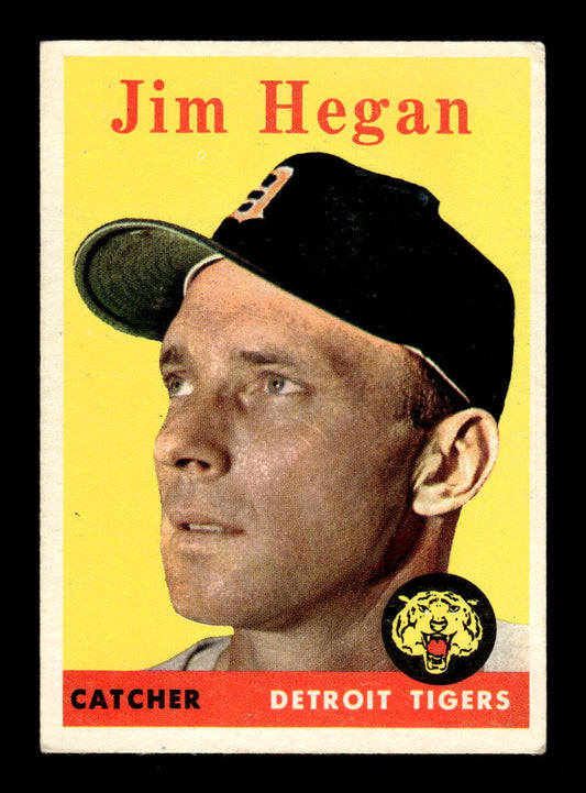 1958 Topps #345 Jim Hegan Detroit Tigers VGEX HOF10009913