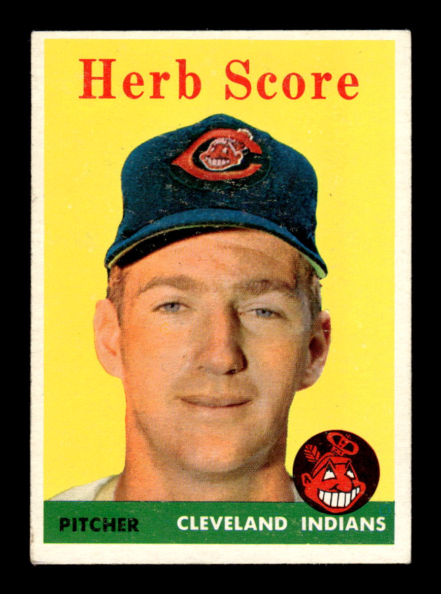 1958 Topps #352 Herb Score Cleveland Indians EX HOF10009919