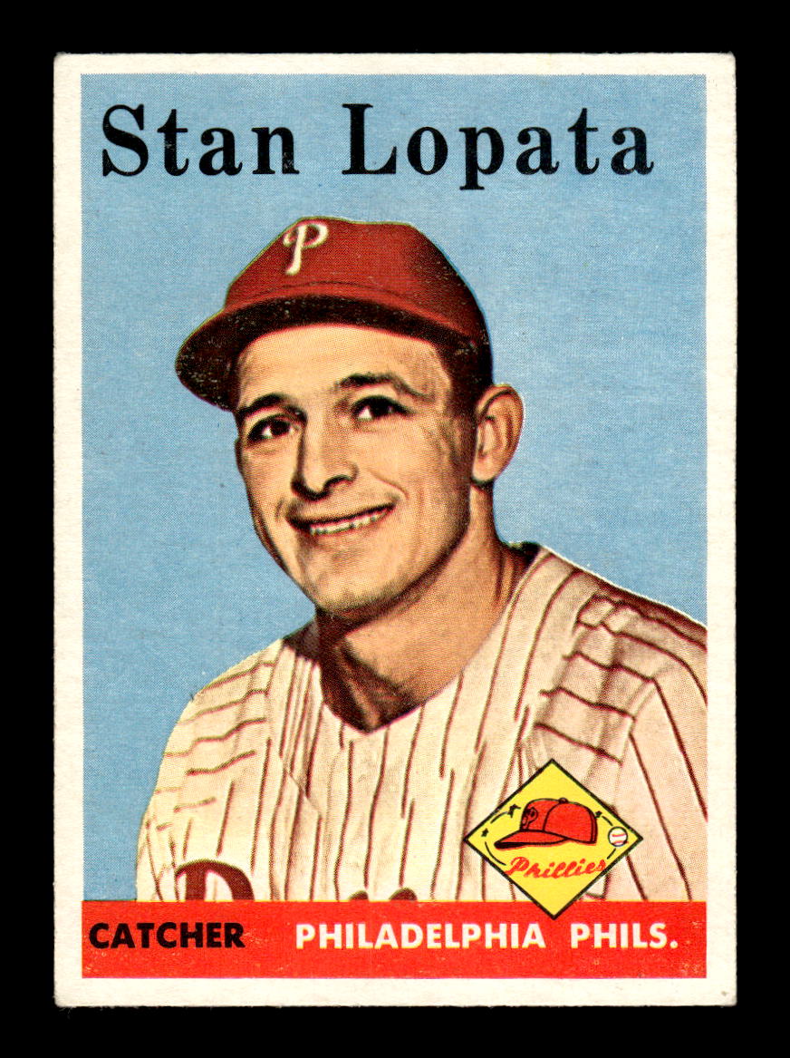 1958 Topps #353 Stan Lopata Philadelphia Phillies EX HOF10009920