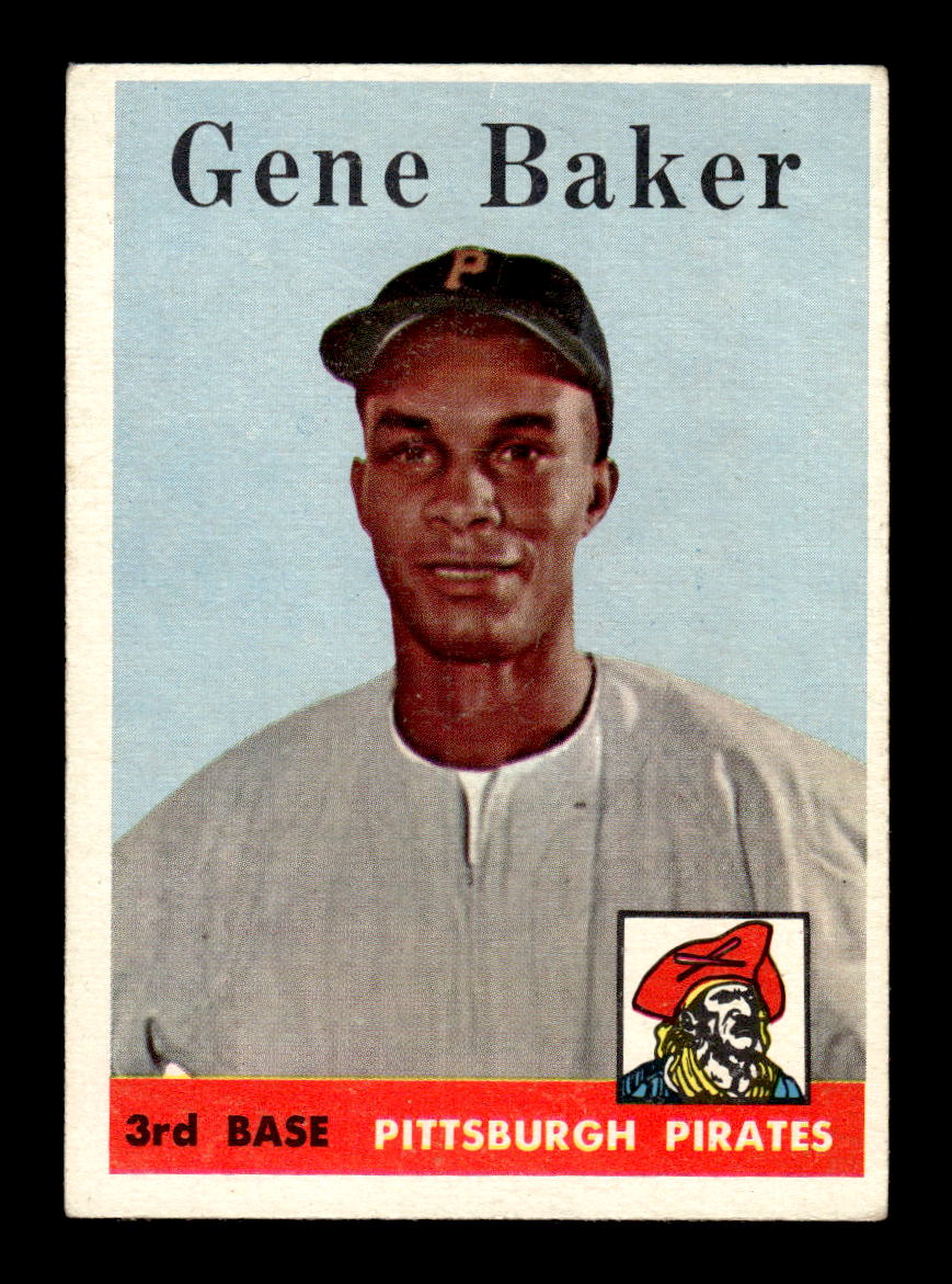 1958 Topps #358 Gene Baker Pittsburgh Pirates VGEX HOF10009925