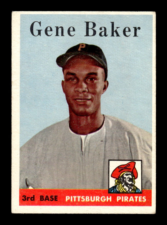 1958 Topps #358 Gene Baker Pittsburgh Pirates VGEX HOF10009925