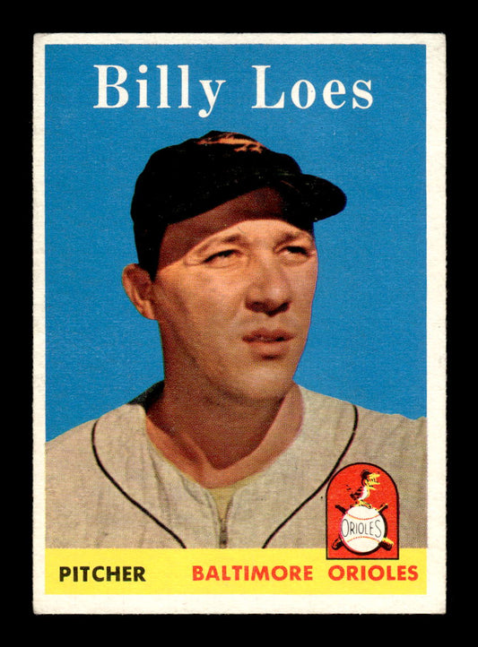 1958 Topps #359 Billy Loes Baltimore Orioles VGEX HOF10009926
