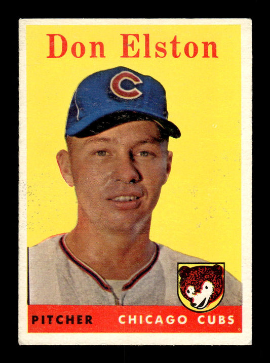 1958 Topps #363 Don Elston Chicago Cubs VGEX HOF10009930