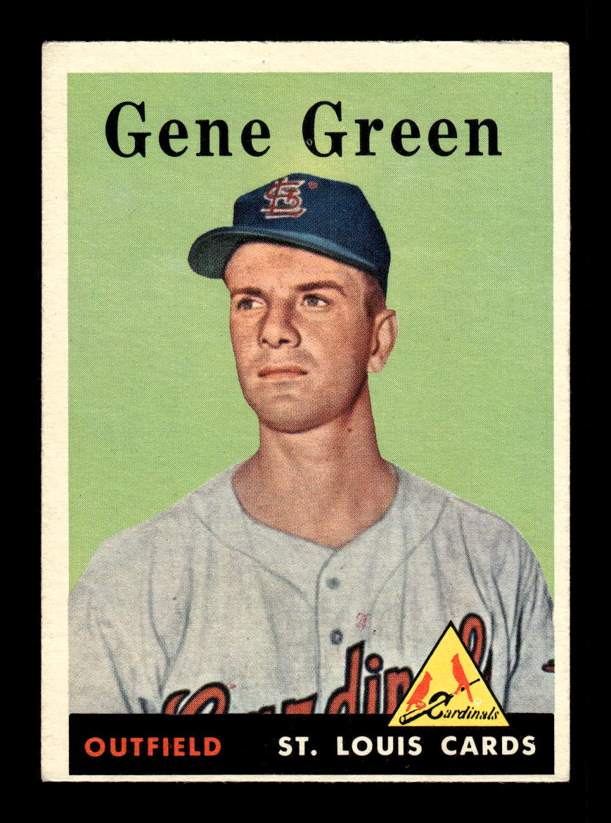 1958 Topps #366 Gene Green St. Louis Cardinals VGEX HOF10009933