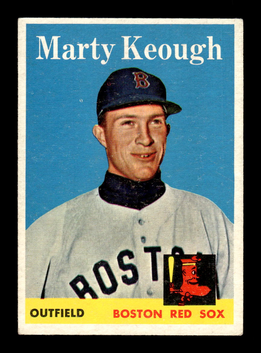 1958 Topps #371 Marty Keough Boston Red Sox VGEX HOF10009938