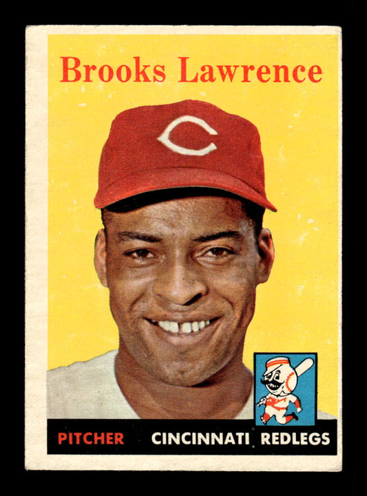 1958 Topps #374 Brooks Lawrence Cincinnati Redlegs VGEX HOF10009941
