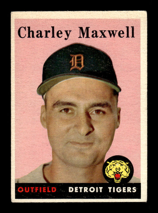 1958 Topps #380 Charley Maxwell Detroit Tigers VGEX HOF10009946