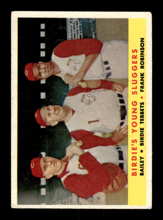 1958 Topps #386 Birdie's Young Sluggers Frank Robinson VGEX HOF10009952