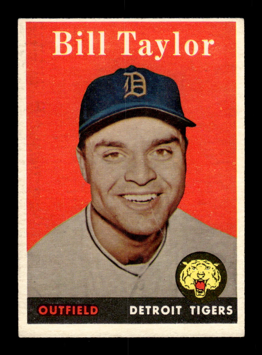 1958 Topps #389 Bill Taylor Detroit Tigers VGEX HOF10009955