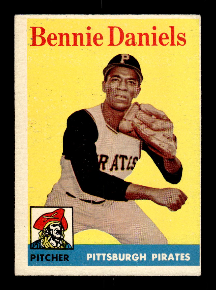 1958 Topps #392 Bennie Daniels Pittsburgh Pirates VGEX HOF10009957