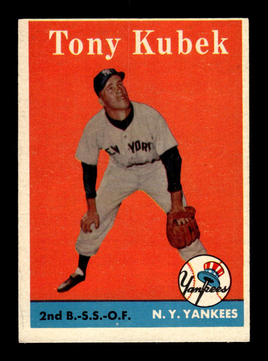 1958 Topps #393 Tony Kubek New York Yankees EX HOF10009958