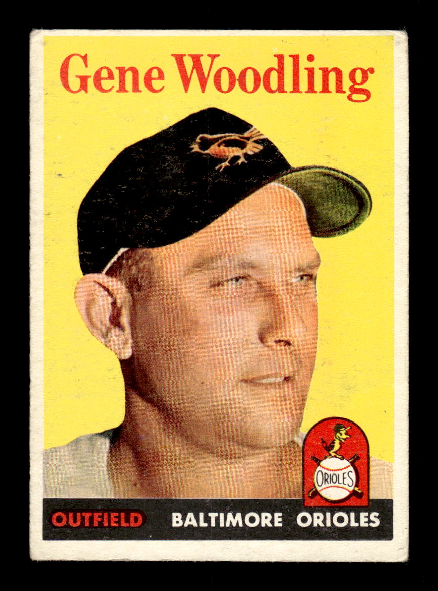 1958 Topps #398 Gene Woodling Baltimore Orioles VGEX HOF10009963