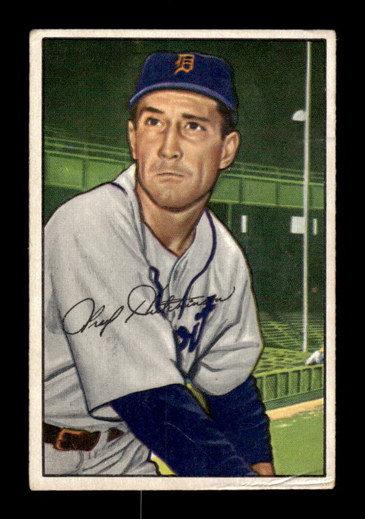 1952 Bowman #3 Fred Hutchinson Detroit Tigers VG HOF10009965