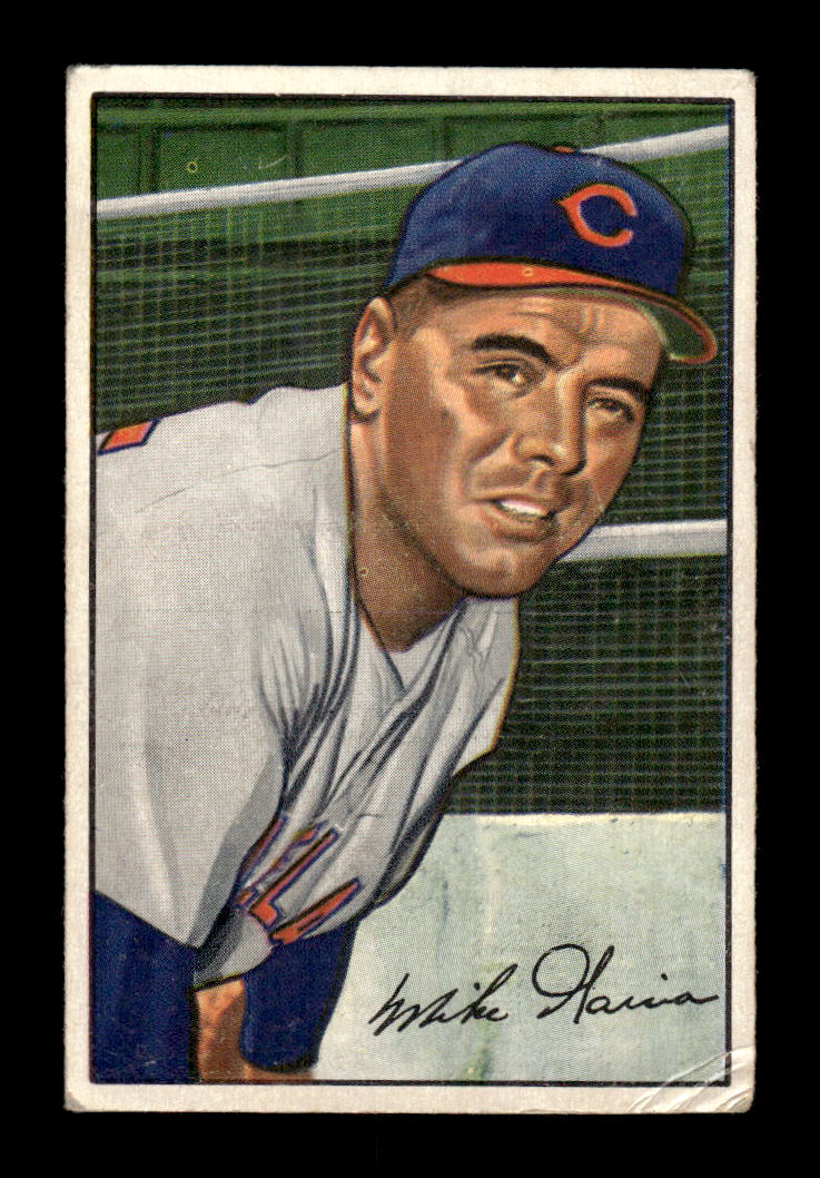1952 Bowman #7 Mike Garcia Cleveland Indians VG HOF10009967