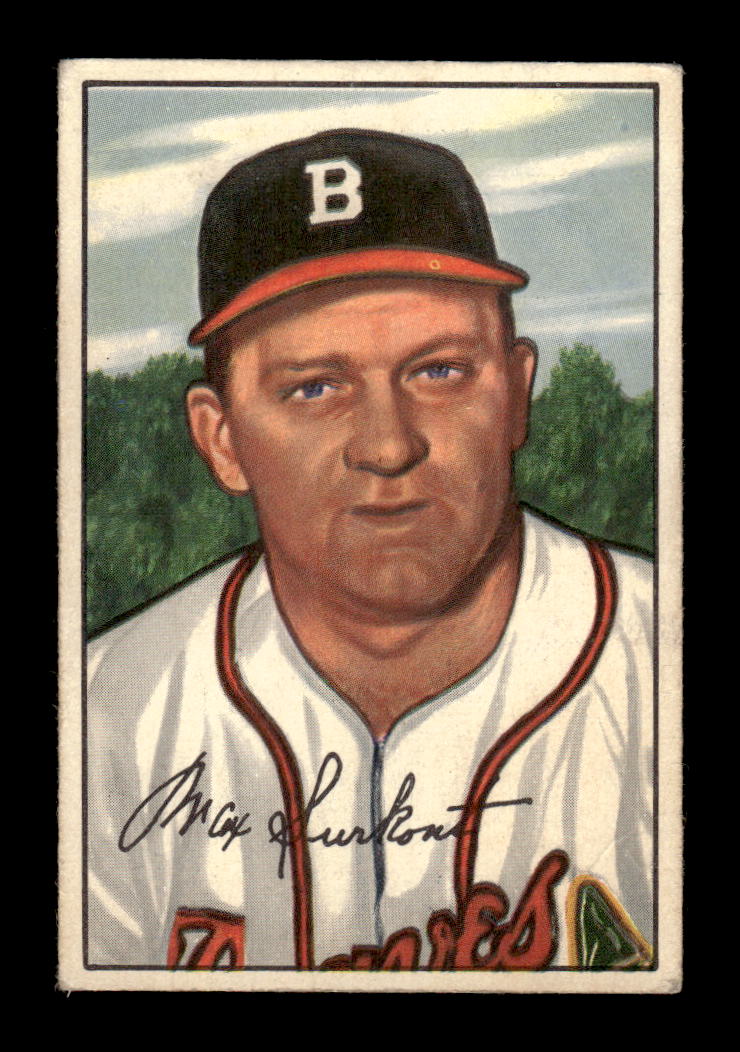 1952 Bowman #12 Max Surkont Boston Braves VG HOF10009969