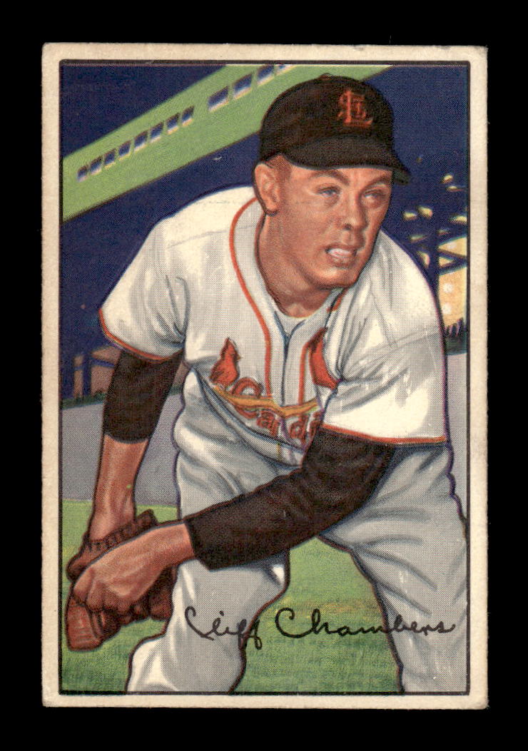 1952 Bowman #14 Cliff Chambers St. Louis Cardinals VG HOF10009971
