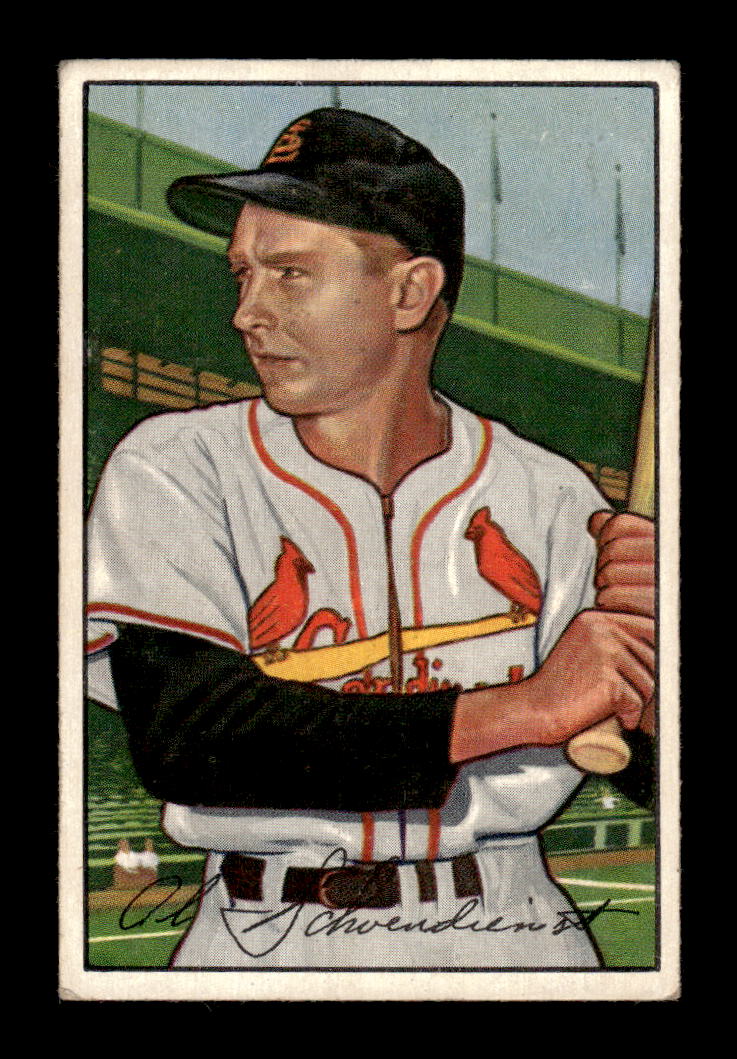 1952 Bowman #30 Al Schoendienst St. Louis Cardinals VG HOF10009979