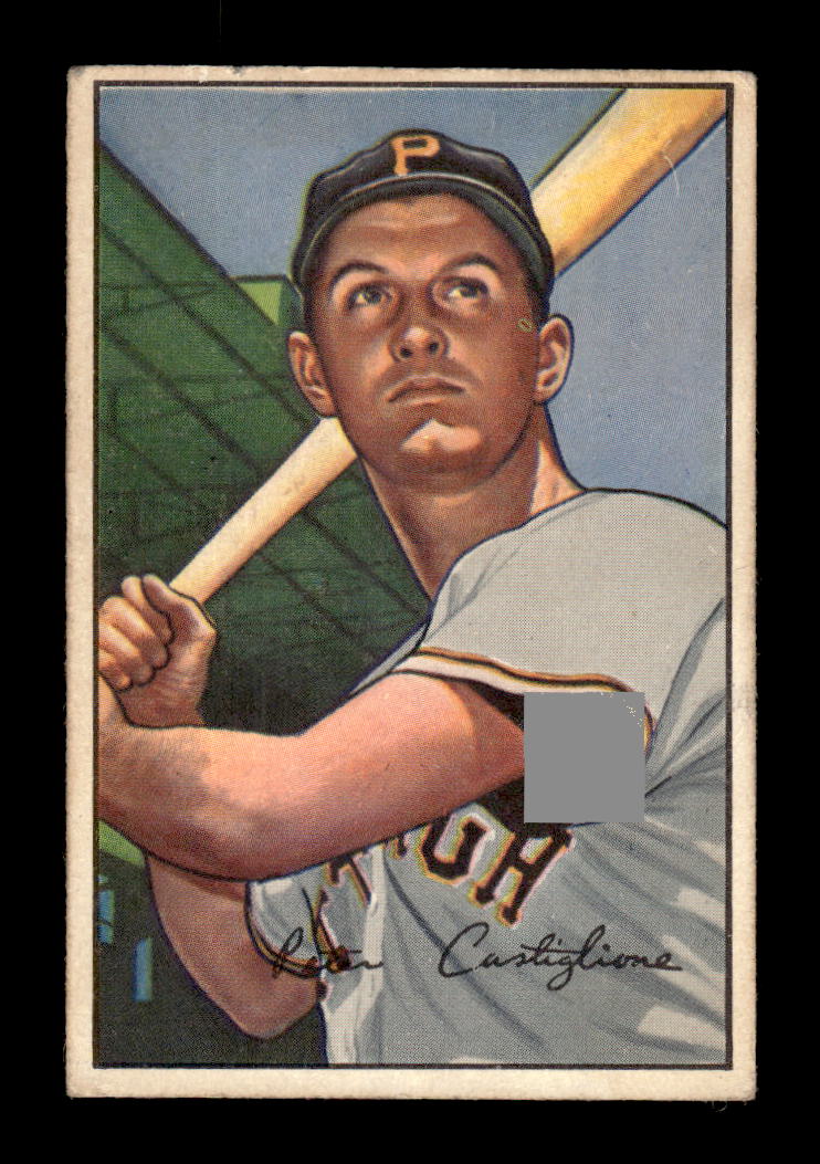1952 Bowman #47 Pete Castiglione Pittsburgh Pirates VG HOF10009987
