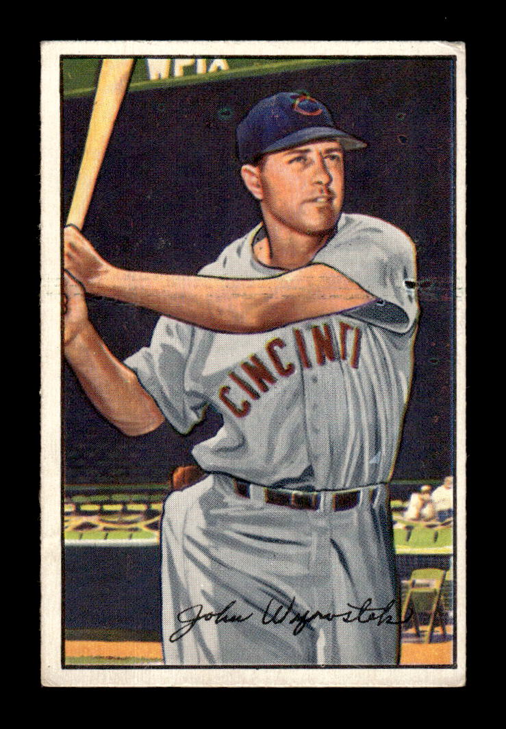 1952 Bowman #42 Johnny Wyrostek Cincinnati Reds VG HOF10009990