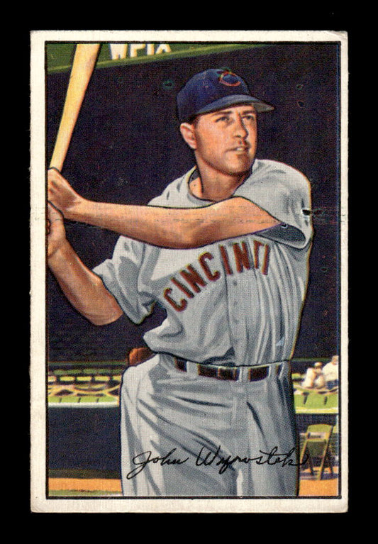 1952 Bowman #42 Johnny Wyrostek Cincinnati Reds VG HOF10009990