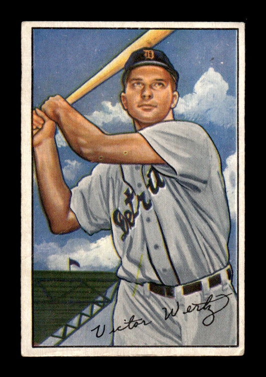 1952 Bowman #39 Vic Wertz Detroit Tigers VG HOF10009992