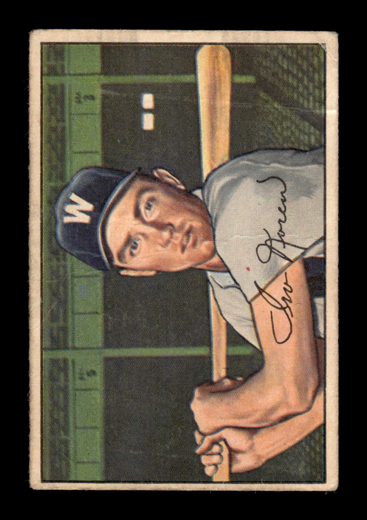 1952 Bowman #63 Irv Noren Washington Senators VG HOF10009996