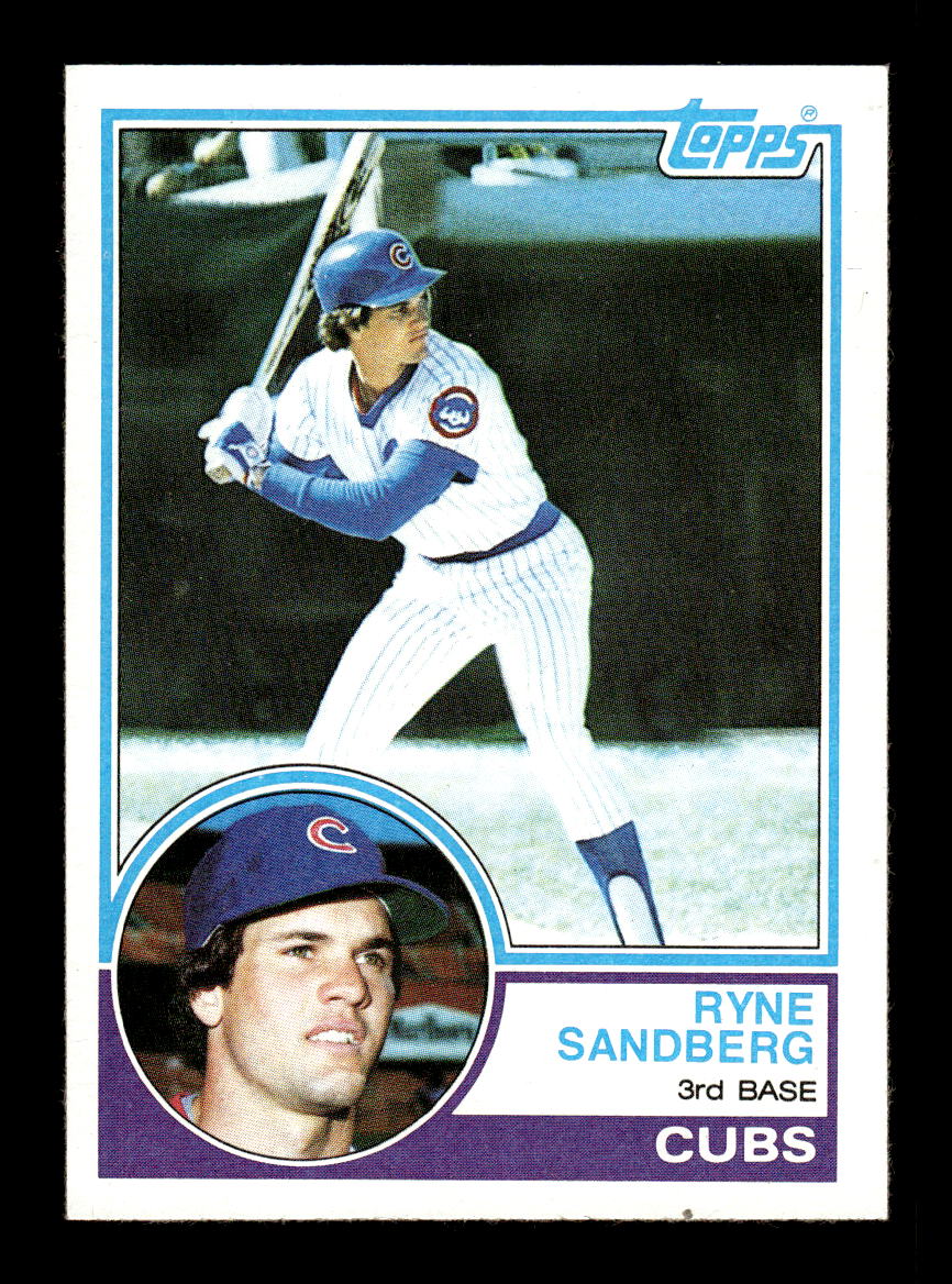 1983 Topps #83 Ryne Sandberg Chicago Cubs NMT HOF10010006