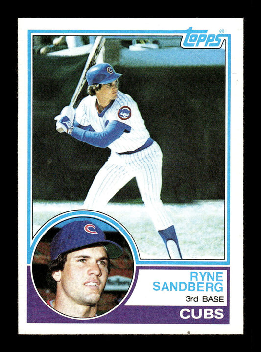 1983 Topps #83 Ryne Sandberg Chicago Cubs NMT HOF10010006