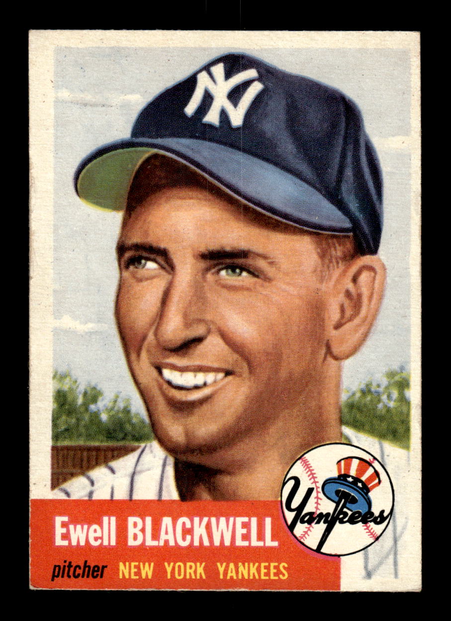 1953 Topps #31 Ewell Blackwell New York Yankees VGEX HOF10010013