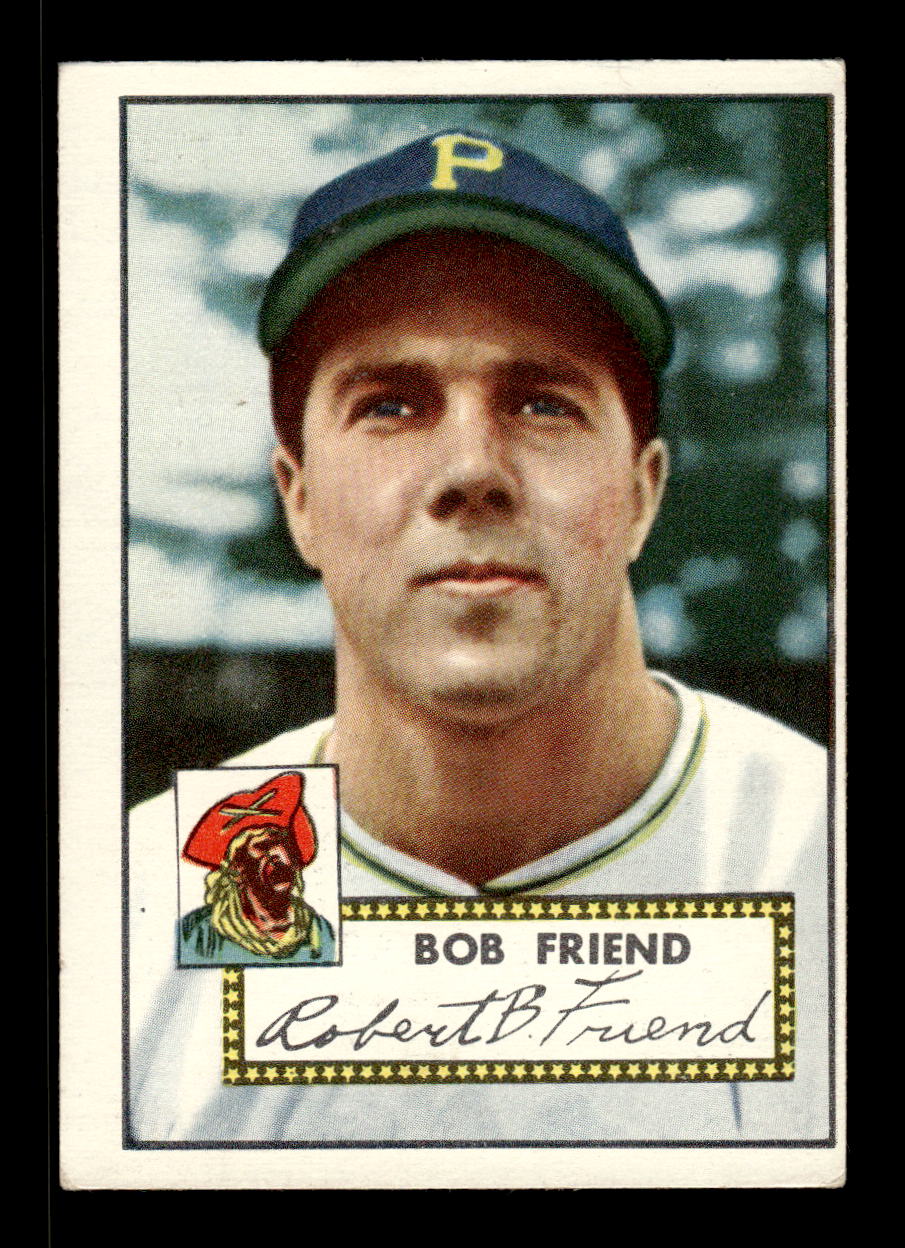 1952 Topps #233 Bob Friend Pittsburgh Pirates VGEX HOF10010018
