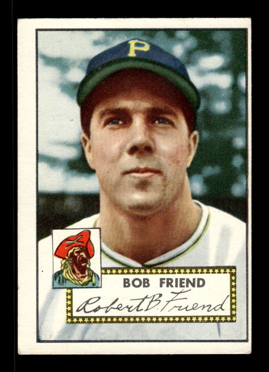 1952 Topps #233 Bob Friend Pittsburgh Pirates VGEX HOF10010018