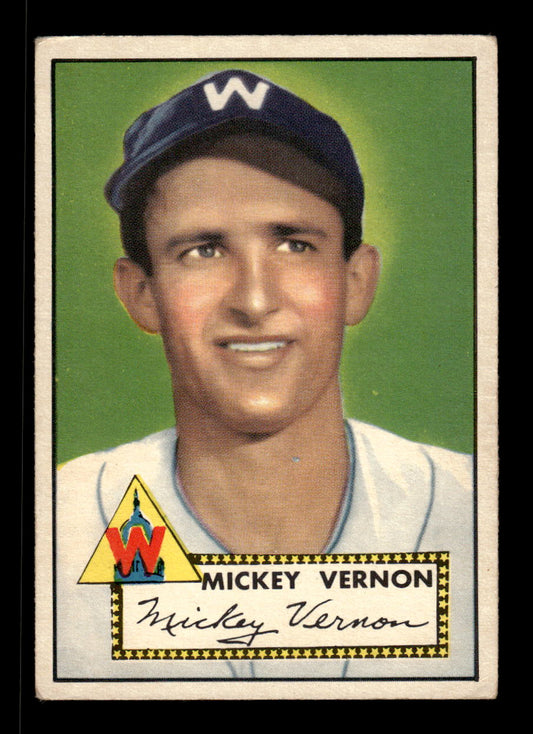 1952 Topps #106 Mickey Vernon Washington Senators VGEX HOF10010019