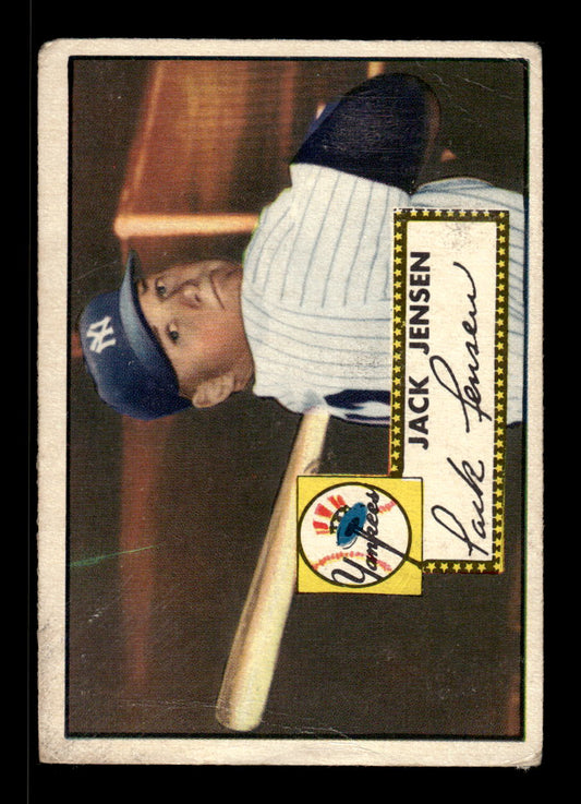 1952 Topps #122 Jack Jensen New York Yankees G/VG HOF10010020