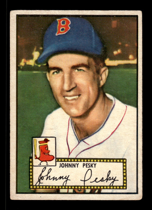 1952 Topps #15 Johnny Pesky Boston Red Sox VG HOF10010021