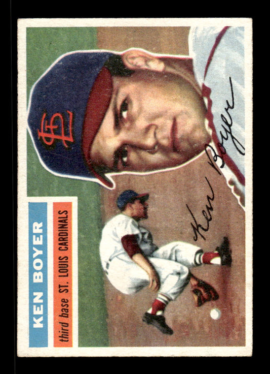 1956 Topps #14a Ken Boyer St. Louis Cardinals EXMT HOF10010023