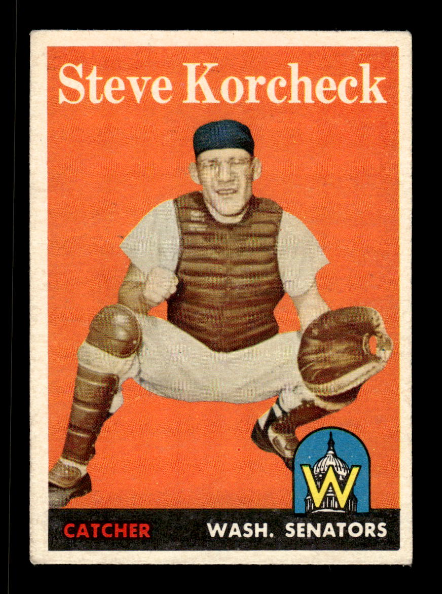 1958 Topps #403 Steve Korcheck Washington Senators VGEX HOF10010031