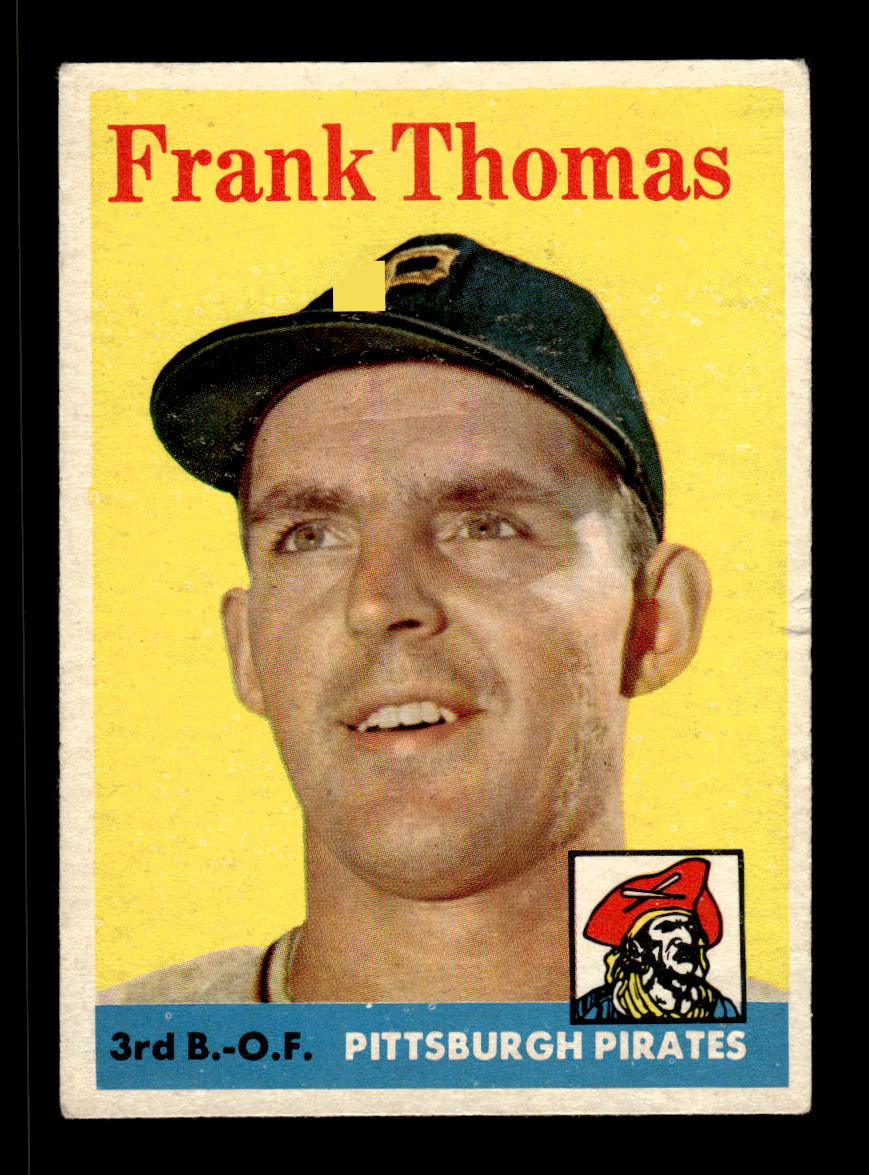 1958 Topps #409 Frank Thomas Pittsburgh Pirates VGEX HOF10010037