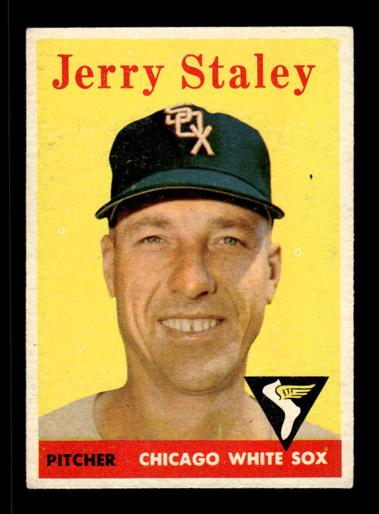 1958 Topps #412 Jerry Staley Chicago White Sox VGEX HOF10010040