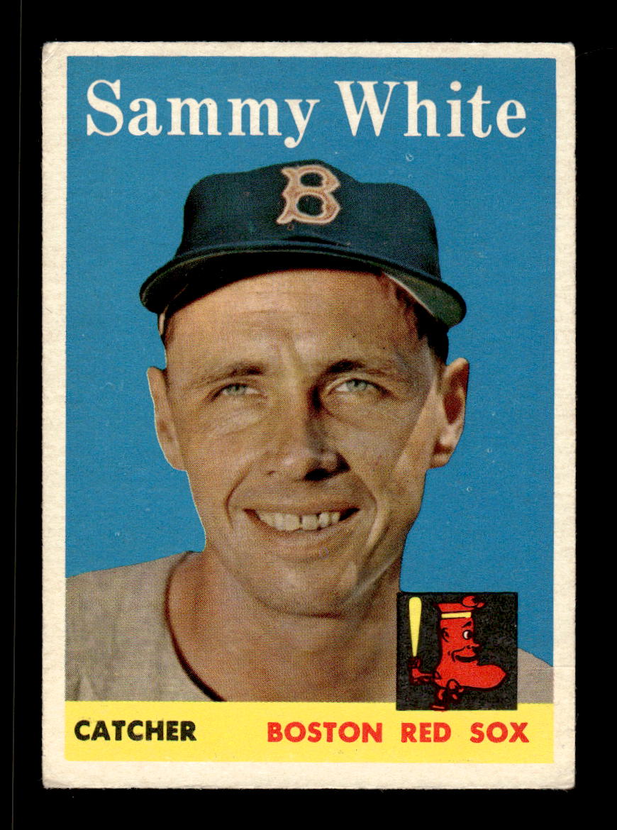 1958 Topps #414 Sammy White Boston Red Sox VGEX HOF10010042