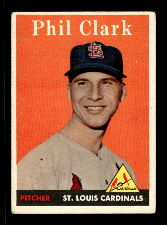 1958 Topps #423 Phil Clark St. Louis Cardinals VGEX HOF10010049