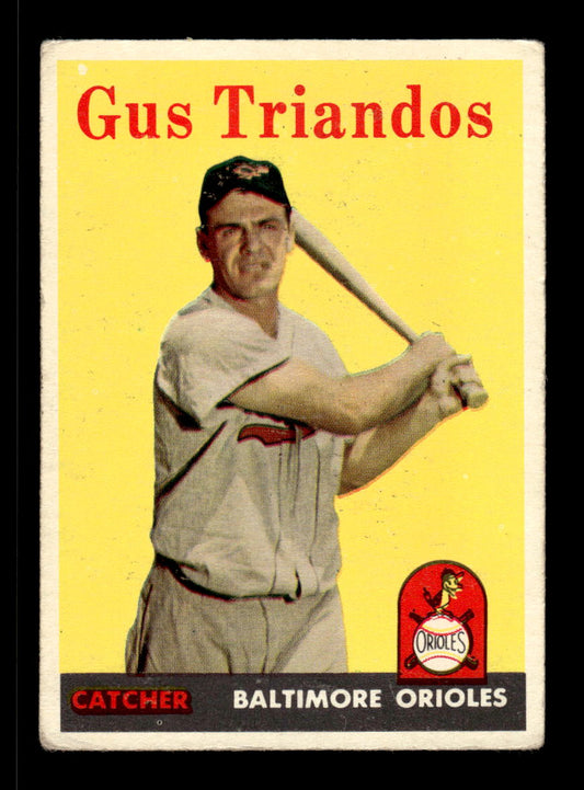 1958 Topps #429 Gus Triandos Baltimore Orioles VGEX HOF10010055