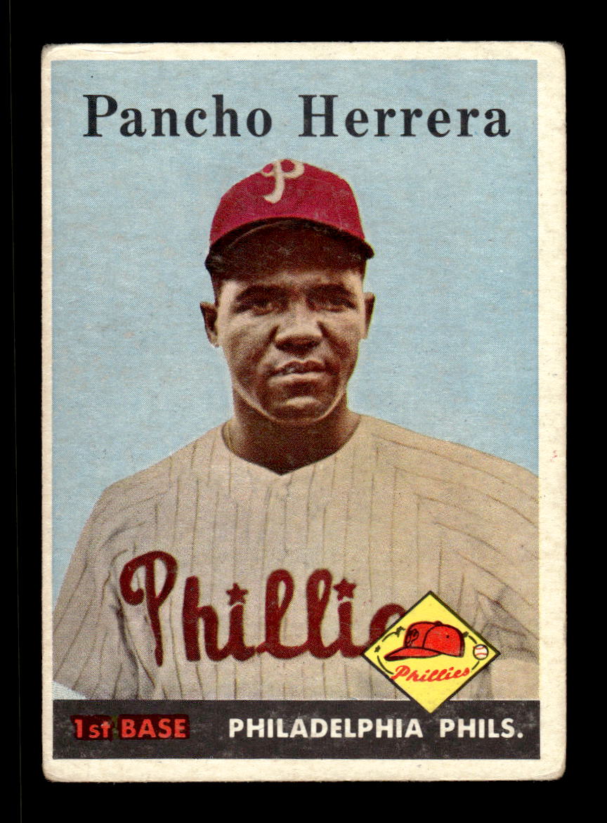 1958 Topps #433a Pancho Herrera Philadelphia Phillies VGEX HOF10010059