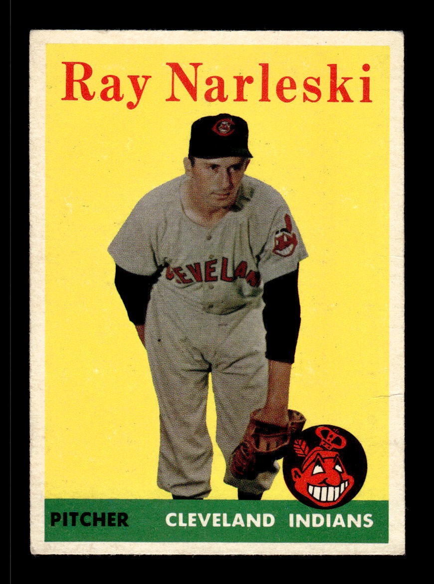 1958 Topps #439 Ray Narleski Cleveland Indians VGEX HOF10010064