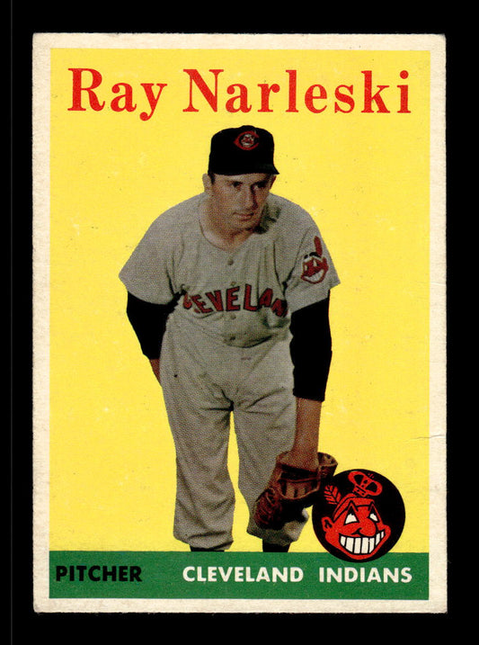 1958 Topps #439 Ray Narleski Cleveland Indians VGEX HOF10010064