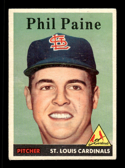 1958 Topps #442 Phil Paine St. Louis Cardinals VGEX HOF10010067