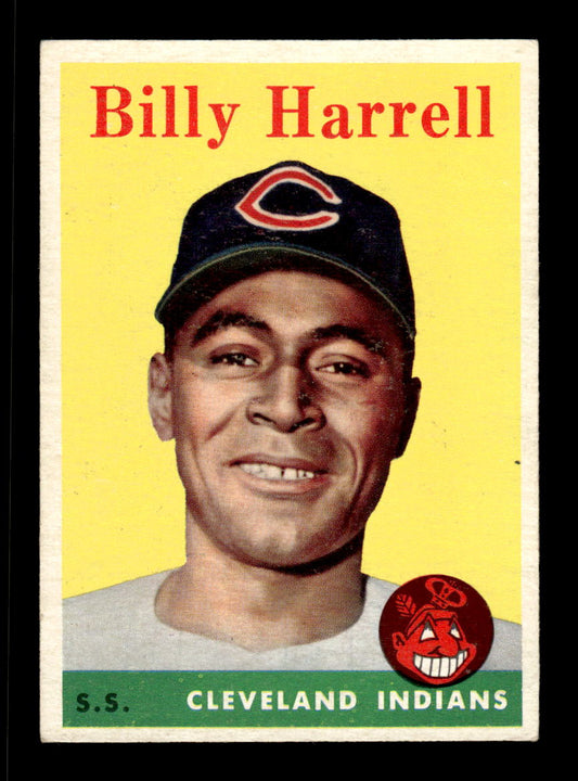 1958 Topps #443 Billy Harrell Cleveland Indians VGEX HOF10010068