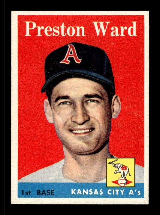 1958 Topps #450 Preston Ward Kansas City Athletics EXMT HOF10010075