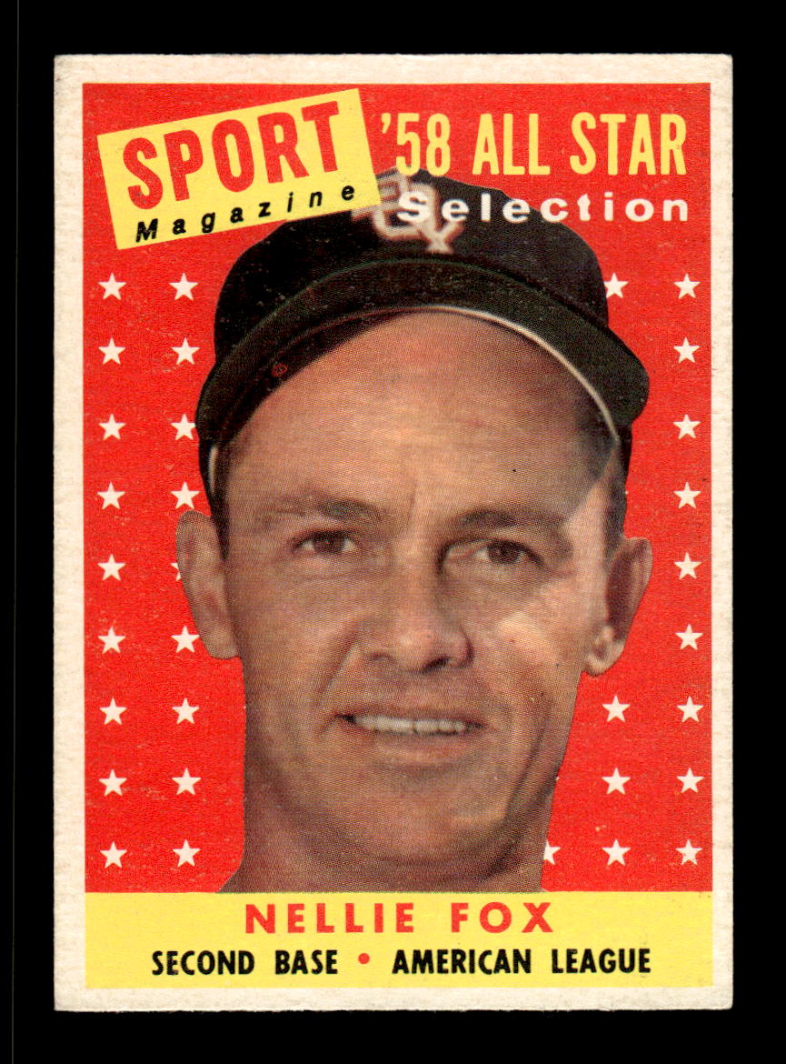 1958 Topps #479 Nellie Fox Chicago White Sox EX HOF10010080