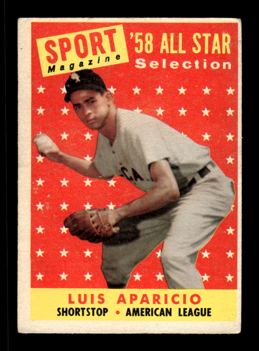 1958 Topps #483 Luis Aparicio Chicago White Sox VGEX HOF10010084