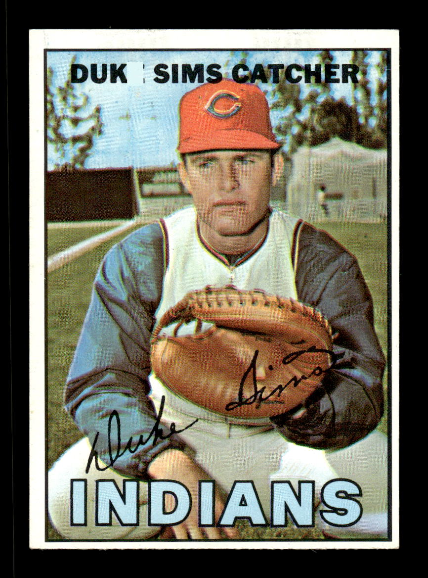 1967 Topps #3 Duke Sims PACK FRESH HOF10010096